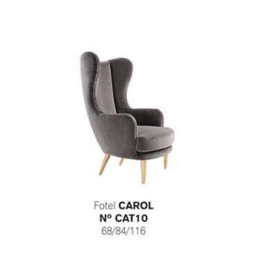 Wingback chair armchair lounge chair single seat fabric luxury living room modern gray new