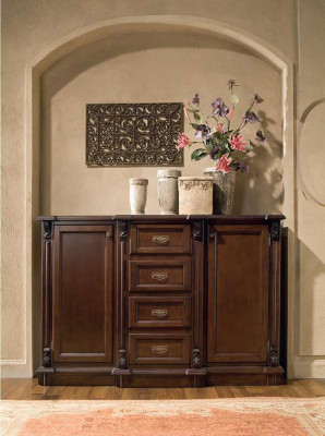 Dresser Sideboard Dressers Cabinet Cabinets Living Room Wood Baroque Brown Furniture