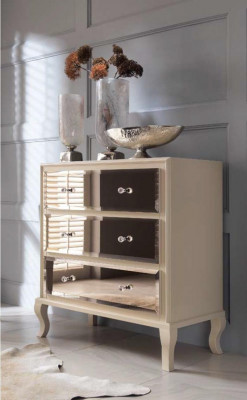 Chest Sideboard Cabinet Designer Luxury Cabinets Chests Modern Beige Design