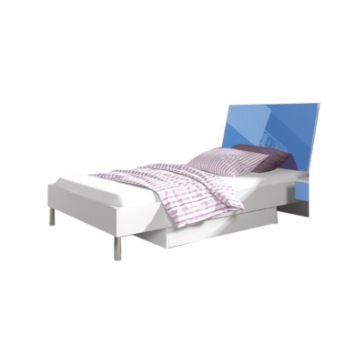 Bed + Nightstand - Children's Bedroom Furniture Beds Blue 2-piece Set New