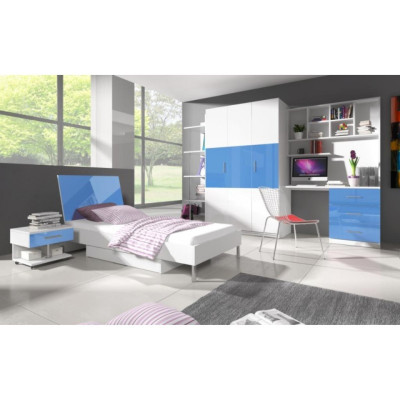 Corner cabinet, bookcase, shelf, wooden cabinet for children's room, youth room furniture