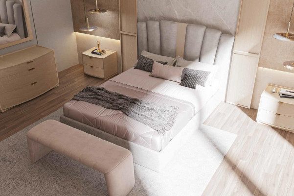 Bedroom Italian style nightstand cabinet bedside tables side table