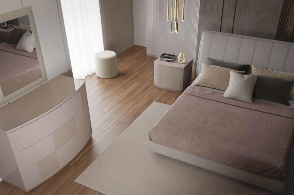 Double bed wood upholstered beds double bed frame modern luxury bedroom bed