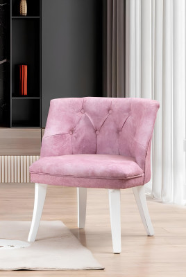 Kitchen seating ensemble bench armchair pink Chesterfield set seating furniture fabric