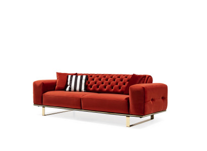 Modern Chesterfield Couch Practice Furniture Hotel Interior Luxury Sofa