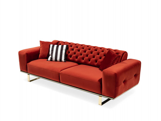 Modern Chesterfield Couch Practice Furniture Hotel Interior Luxury Sofa