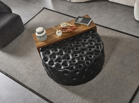 Living Room Coffee Table Set Stool Design Luxury Furniture 2-piece New Modern