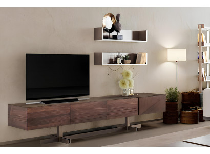 Luxurious TV cabinet in modern style made of durable wood
