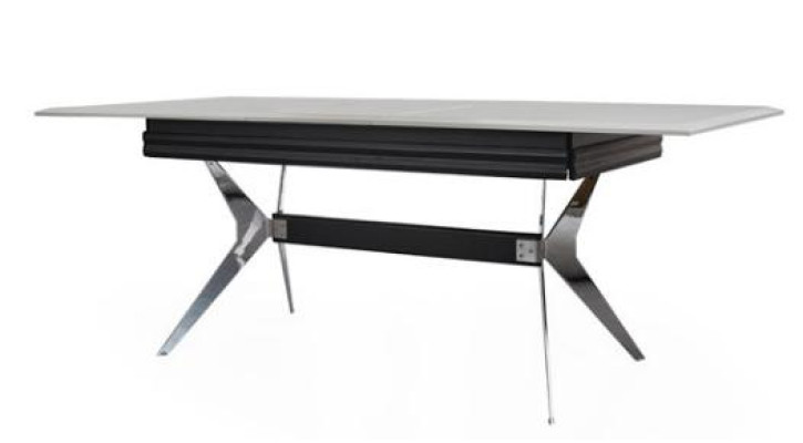 Dining area Dining room Dining table Chairs Table Modern 7-piece Black Extendable