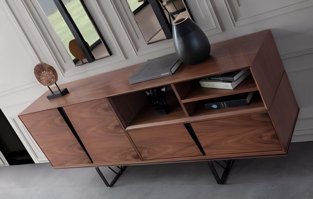 Sideboard Cabinet Dresser Wood Cabinet Brown Wood Dining Room