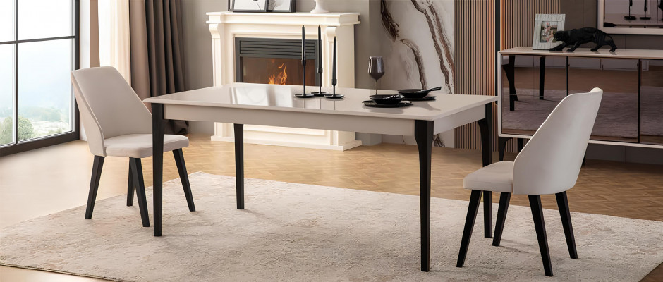 Dining room table dining table table dining room furniture dining nook wood white