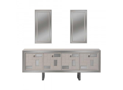 White buffet sideboard cabinet chest wooden cabinet wood dining room