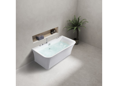 Bathtub Whirlpool Indoor Whirlpool Home Spa White Tub