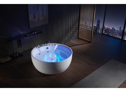 Indoor whirlpool bathtub whirlpool tub water jets spa tub relax 