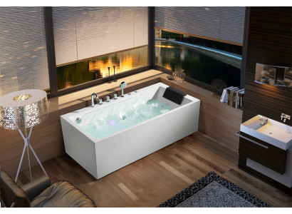 Whirlpool bathtub spa tubs LED lighting massage jets bubbles