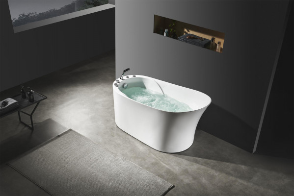 Whirlpool  Oval Tub Home Spa Indoor Bathtub Whirlpool Tub