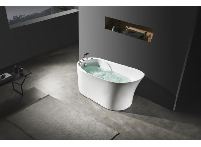 Whirlpool  Oval Tub Home Spa Indoor Bathtub Whirlpool Tub