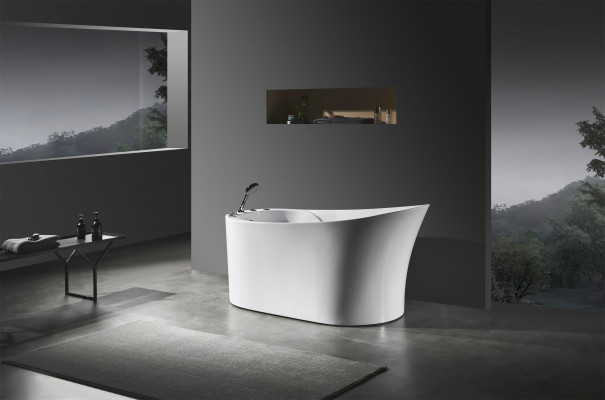 Whirlpool  Oval Tub Home Spa Indoor Bathtub Whirlpool Tub