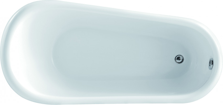 Freestanding bathtub modern bath white oval