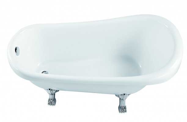 Freestanding bathtub modern bath white oval