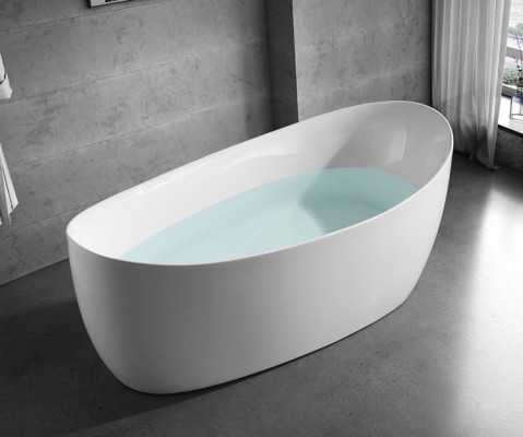 Bathroom acrylic bathtub freestanding modern.