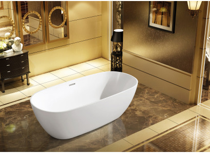 Freestanding white acrylic bathtub bathroom bathtub bathtub