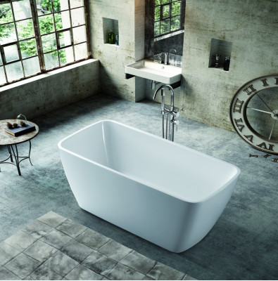 Bathtub Bathroom Acrylic Tub White Freestanding Bathtub Contemporary