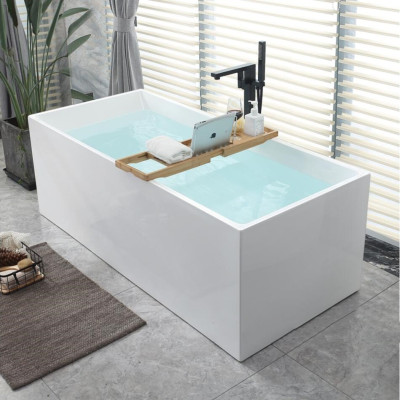 Acrylic freestanding bathtub bathroom bathtub tub white contemporary