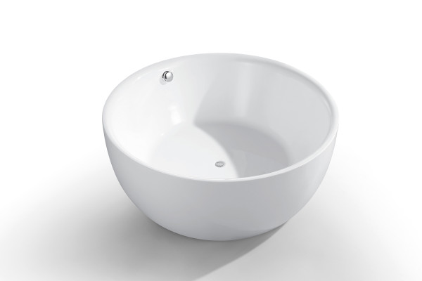 Round bathtub freestanding bathtub bathroom tub freestanding white