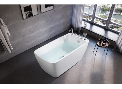 Wanne Bathroom Acrylic Bathtub White Freestanding Bathtub Contemporary