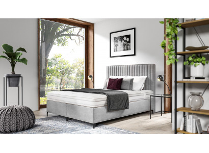 Upholstered bed bedroom bed luxury new design modern wood furniture textile