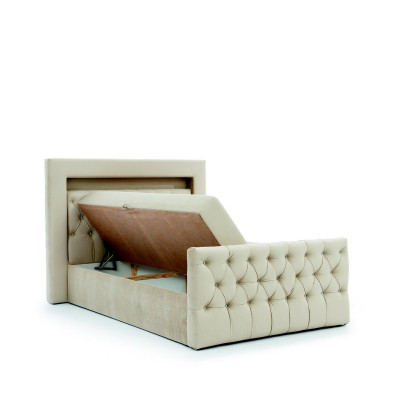 Bedroom Chesterfield bed double bed interior luxury upholstered bed textile