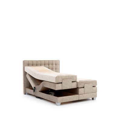 Luxury Bedroom Bed 160x200cm Upholstered Textile Furniture New