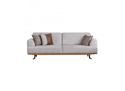 Contemporary luxury sofa with gray upholstery for the living room