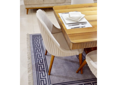 White dining room chair, designer kitchen chair, modern upholstered chairs
