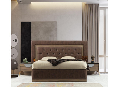 Bed 2x Nightstands 3-piece Bedroom Set Design Luxury Bedroom New