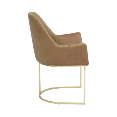 Group Set 6x Armchair Chair Design Fabric Upholstered Chairs Dining Room Textile
