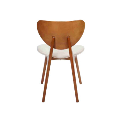 Dining room chair white 2x chairs wooden chair modern single-seater chair new