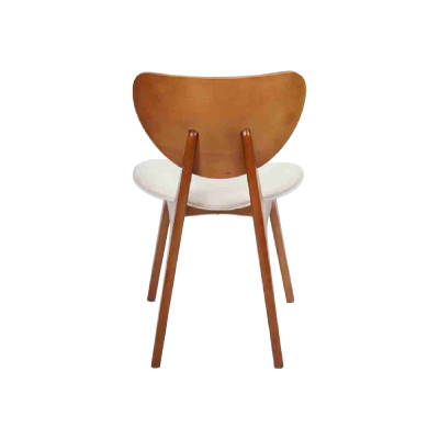 Modern White 6x Chairs Wooden Chair Single Seat Chair without Armrests New