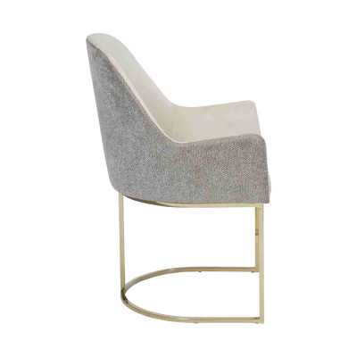White upholstered dining chair kitchen chairs designer seating furniture new