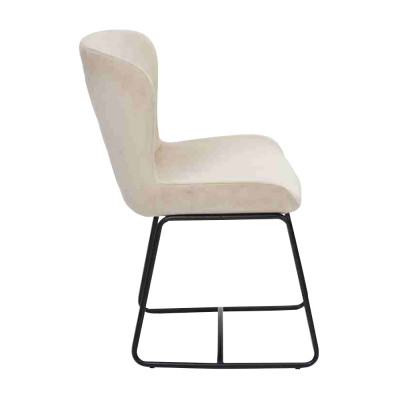 Dining room chair chair dining room modern chairs metal design chair white seat armchair