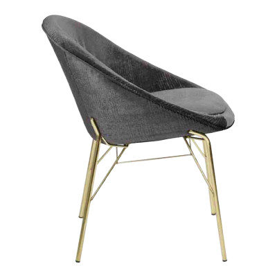 Modern design black 6x chairs without armrests dining room luxury furniture