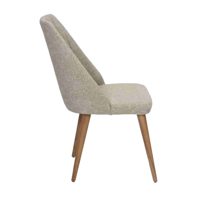 Modern 6x Chairs Upholstered Chair Luxury Armchair Gray Chair Dining Room Chair