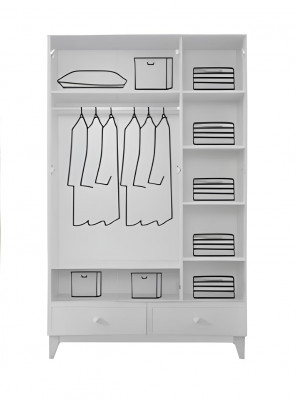 Bedroom design wardrobe furniture teen room closet wood new