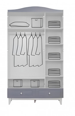 Wardrobe Design Luxury Closet Modern Style New Bedroom Furniture