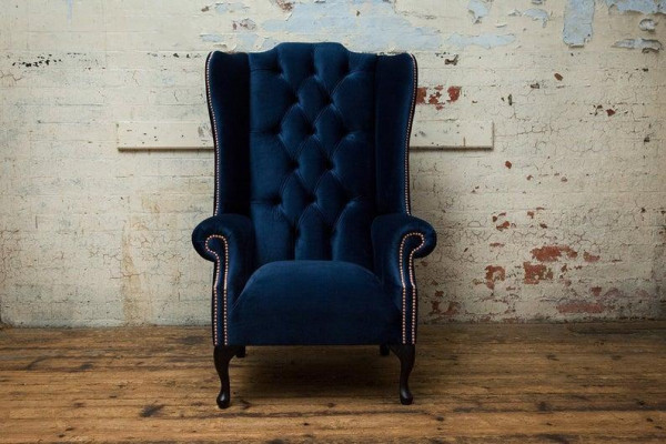 Chesterfield Design Sofa Armchair Couch Upholstery Wingback Armchair Sofas 1 Seater New