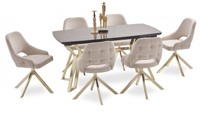 Luxury dining table, dining room table, gold metal tables, dining tables, furniture