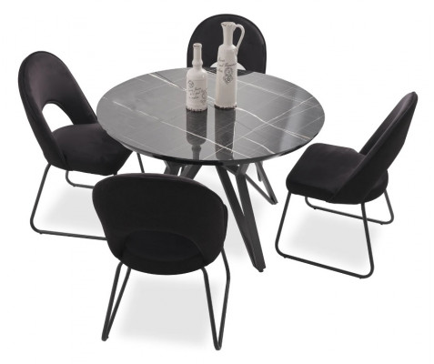 Design 6x Chair Set Armchair Chair Group Gastronomy New Dining Room Kitchen Groups