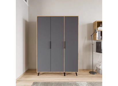 Gray Brown Modern Design Wardrobe Rectangular Bedroom Luxury