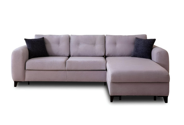 White corner sectional sofa designer seating furniture textile living room couch new